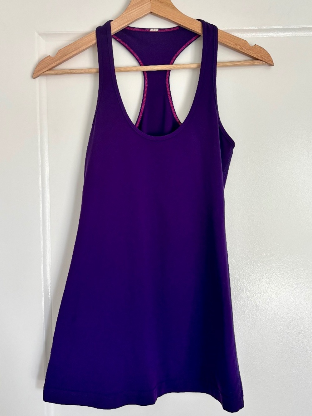 Lululemon Purple Racerback Athletic Tank Top Women's Size 4 - Picture 2 of 6